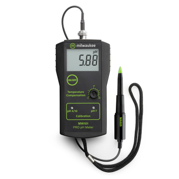 Milwaukee MW101S PRO Portatif pH Metre Toprak İçin  0.00...14.00 pH