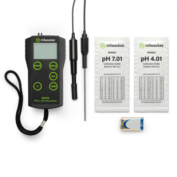 Milwaukee MW102 FOOD PRO+ 2-in-1  Portatif Gıda pH / Sıcaklık Ölçer  Gıda İçin Otomatik Kalibrasyonlu - 2.00... 16.00 pH / -5.0… 70 °C