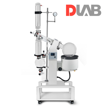 DLAB RE2000-E Pilot Ölçekli Dijital Kontrollü Rotary Evaporatör 20... 130 rpm / 20 L / 100 °C Motorlu Lift