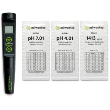 Milwaukee MW803 MAX Waterproof Low Range  pH / İletkenlik / Tds Ve Sıcaklık Ölçer 0.0... 14.0 pH / 0... 3999 Us/Cm / 0... 2000 Ppm   0.0... 50.0 °C