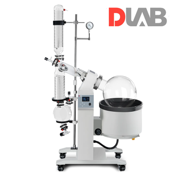 DLAB RE5000-E Pilot Ölçekli Dijital Kontrollü Rotary Evaporatör 20... 130 rpm / 50 L / 100 °C Motorlu Lift