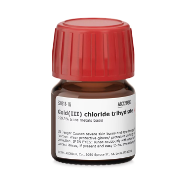Sigma-Aldrich 520918 Gold(III) chloride trihydrate ≥99.9% trace metals basis 5 gr