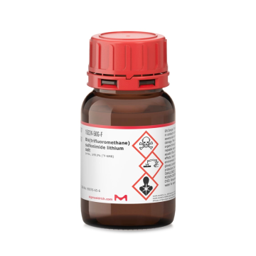 Sigma-Aldrich 15224 Bis(trifluoromethane)sulfonimide lithium salt puriss., ≥99.0% (19F-NMR) 50 gr