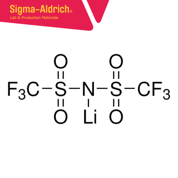 Sigma-Aldrich 15224 Bis(trifluoromethane)sulfonimide lithium salt puriss., ≥99.0% (19F-NMR) 50 gr