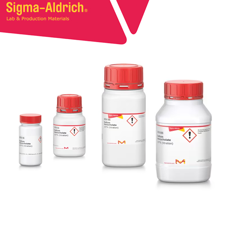 Sigma Aldrich D6750 Sodium deoxycholate ≥97% (titration) CAS No.: 302-95-4 100 gr