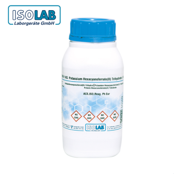 ISOLAB 960.076.1000 Potassium Hexacyanoferrate(II) Trihydrate for Analysis ACS, ISO, Reag. Ph. Eur CAS No.: 14459-95-1 1 kg