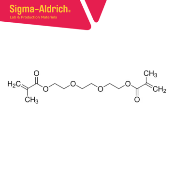 Sigma-Aldrich 261548 Triethylene glycol dimethacrylate 95%, cross-linking reagent polymerization reactions, methacrylate, 80-120 ppm MEHQ as inhibitor CAS No.: 109-16-0 1 L
