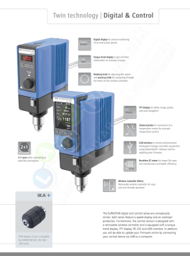 IKA MINISTAR 80 control Mekanik Karıştırıcı 50 L / 30... 5000 rpm / 80 Ncm