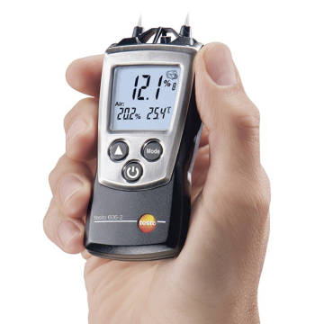 Testo 606-2 Ahşap ve Yapı Malzemesi Nem Ölçer ve Ortam Sıcaklık & Nem Ölçer 0... 50% / -10… +50 °C / 0… 100 %RH