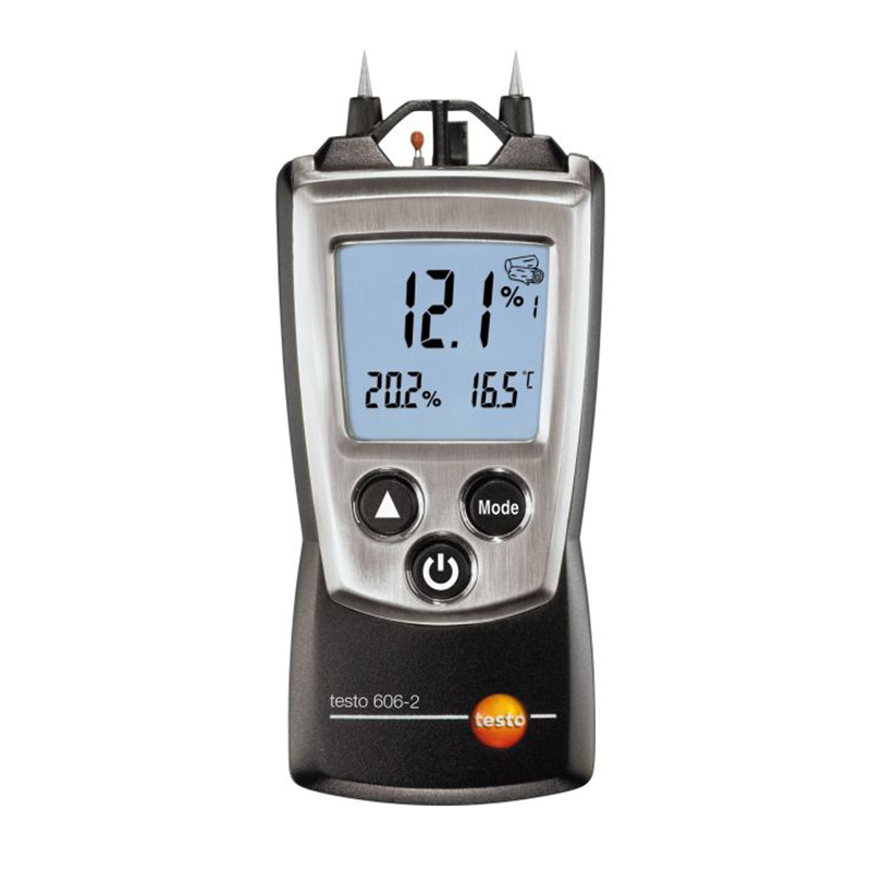 Testo 606-2 Ahşap ve Yapı Malzemesi Nem Ölçer ve Ortam Sıcaklık & Nem Ölçer 0... 50% / -10… +50 °C / 0… 100 %RH