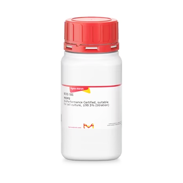 Sigma-Aldrich M3183 MOPS BioPerformance Certified, suitable for cell culture, ≥99.5% (titration) 100 gr