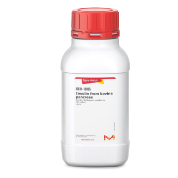 Sigma-Aldrich I6634 Insulin from bovine pancreas powder, BioReagent, suitable for cell culture 50 mg