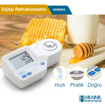 HANNA HI 96801 Dijital Refraktometre IP65 0... 85 % Brix