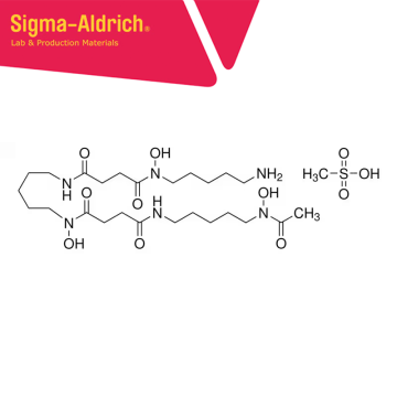 Sigma Aldrich D9533 Deferoxamine mesylate salt ≥92.5% (TLC), powder, iron-chelating agent CAS No.: 138-14-7 1 gr