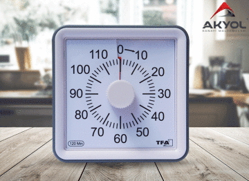 TFA 38.2043.10 Timer VISUAL Analog Göstergeli Timer (Zamanlayıcı) 120 dakika