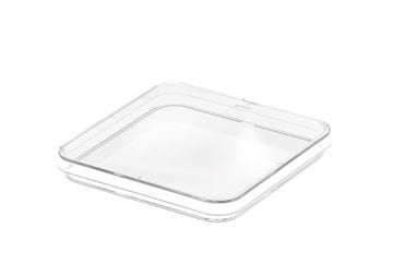 greiner BIO-ONE 688102 Petri Kabı Kare Tabanlı PS Delikli Non-Steril 120 x 120 x 17 mm 240 Adet / Paket