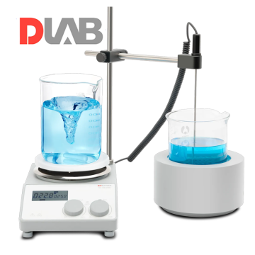 DLAB MS-H280-B250 Mantolu Isıtıcılı Manyetik Karıştırıcı 200... 1.500 rpm / 25... 280 °C / 250 mL Beher için
