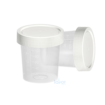 Fıratmed Polipropilen Non-Steril İdrar Numune Kabı  / 60 mL / Yazılabilir özel alan / Özel dizayn / Üç Çevrimli Özel Kapak / 800 Adet / Koli