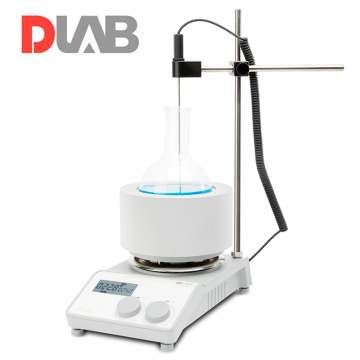 DLAB MS-H280-F250 Mantolu Isıtıcılı Manyetik Karıştırıcı 200... 1.500 rpm / 25... 280 °C / 250 mL Balon için