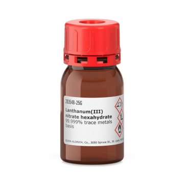 Sigma-Aldrich 203548 Lanthanum(III) nitrate hexahydrate 99.999% trace metals basis 500 gr