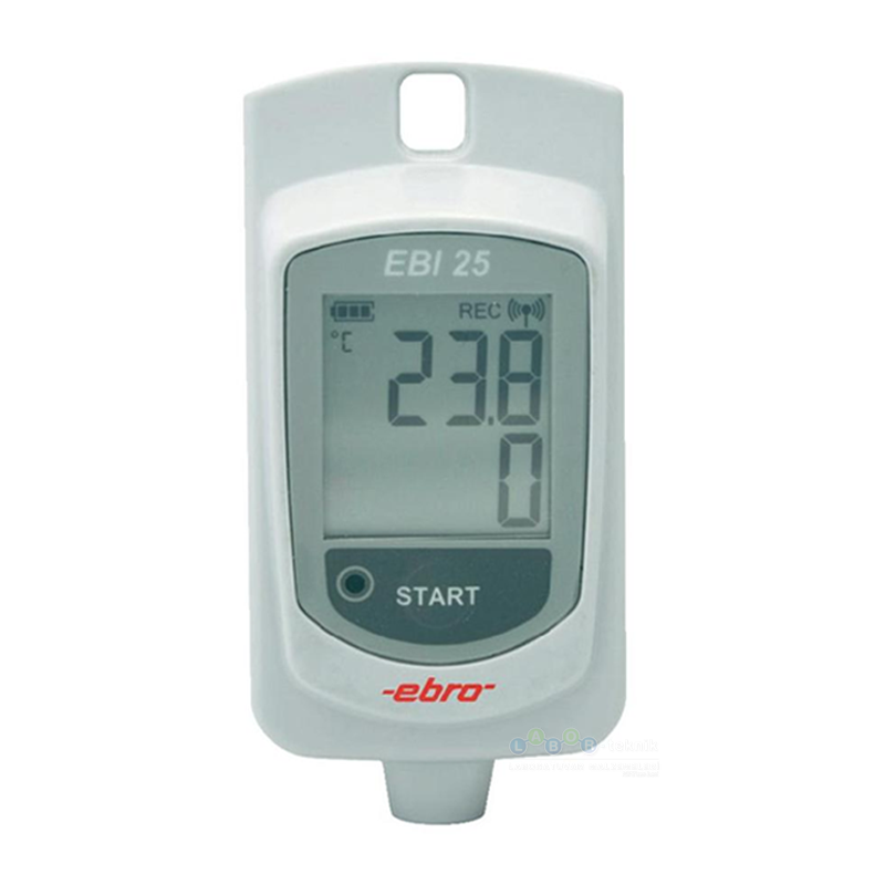 Ebro EBI 25-T Kablosuz Sıcaklık Data Logger Veri Kaydedici Cihazı    -30 °C... +60 °C (İç Sıcaklık SENSörlü)