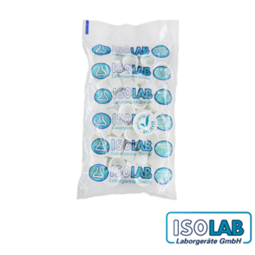 ISOLAB Deney Tüpü Kapağı Beyaz Vidalı Tüpler İçin - 50 Adet/Poşet