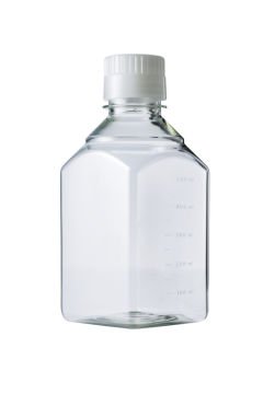greiner BIO-ONE 950700 Besiyeri Şişesi PET Dörtgen Steril 500 ml 50 Adet / Paket
