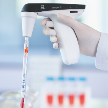 Brand Accu-Jet® S Pipet Kontrolörü - Pipetör 0.1'den 200 ml'ye kadar Cam ve Plastik Pipetler için