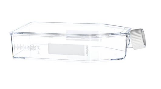 greiner BIO-ONE 661195 Süspansiyon Kültür Şişesi CELLSTAR® PS Beyaz Filtre Vidalı Kapaklı Steril 650 ml 40 Adet / Paket
