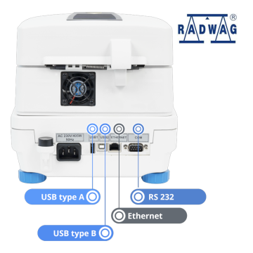 RADWAG MA 50.X7.IC.A Nem Tayin Cihazı 50 gr / 1 mg