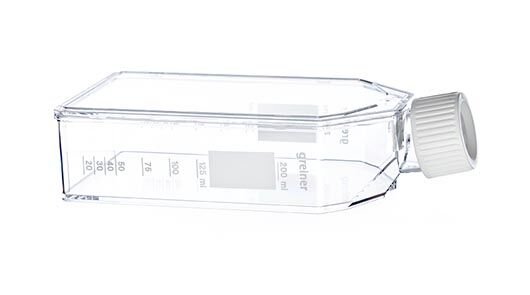 greiner BIO-ONE 658195 Süspansiyon Kültür Şişesi CELLSTAR® PS Beyaz Filtreli Vidalı Kapaklı Steril 250 ml 120 Adet / Paket