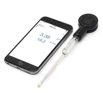 HANNA HI13302 Halo® Wireless pH Meter  Deney Tüpleri Ve Vialler İçin Prob Tip pH Metre  Bluetooth®