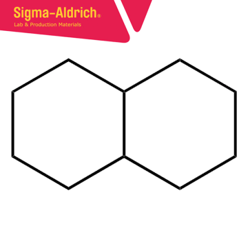 Sigma-Aldrich D251 Decahydronaphthalene, mixture of cis + trans reagent grade, 98% CAS No.: 91-17-8 18 L