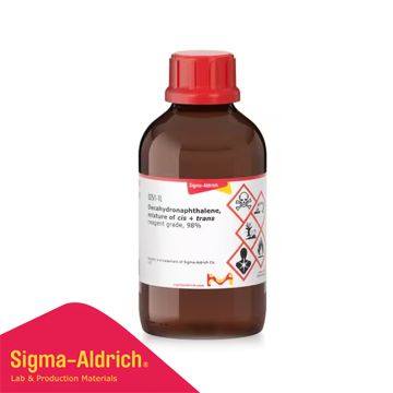 Sigma-Aldrich D251 Decahydronaphthalene, mixture of cis + trans reagent grade, 98% CAS No.: 91-17-8 18 L