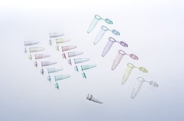greiner BIO-ONE 683201 SAPPHIRE PCR Tüpü, 0,2 mL, PP, Ekli Buzlu Düz Kapaklı, 1000 Adet / Paket