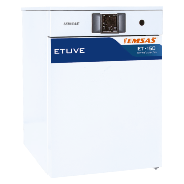 EMSAŞ ET 150 Etüv (Kuru Hava Steritizatörü) Paslanmaz Çelik Cr-Ni 304 Gövdeli RT +5... 250 °C / 148 L