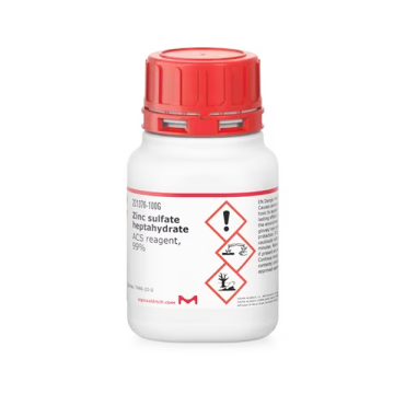 Sigma Aldrich 221376 Zinc sulfate heptahydrate ACS reagent, 99% 100 gr