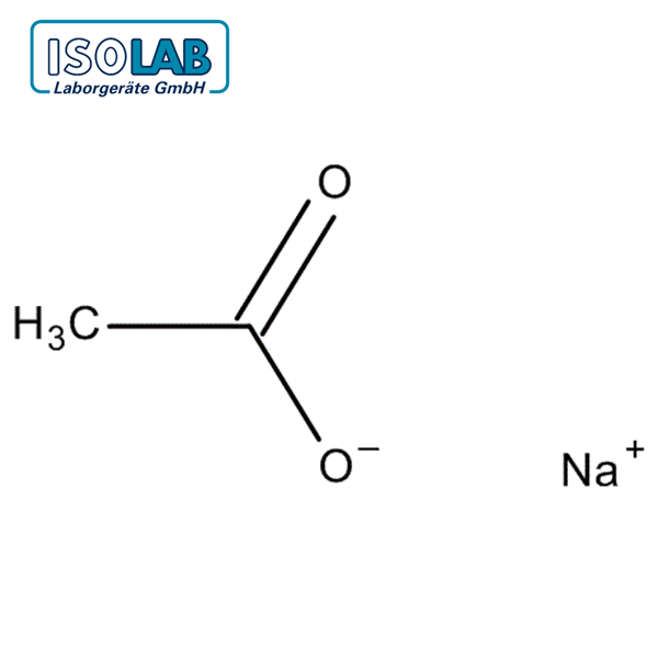 ISOLAB 969.176.1000 Sodium acetate anhydrous for analysis ACS, Reag. Ph Eur CAS No.: 127-09-3 1 kg