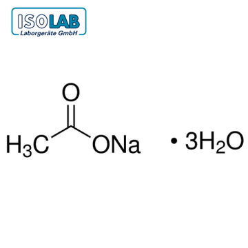 ISOLAB 969.013.1000 Sodium acetate trihydrate Extra Pure Ph Eur, BP, JP, USP, FCC, E 262 CAS No.: 6131-90-4 1 kg