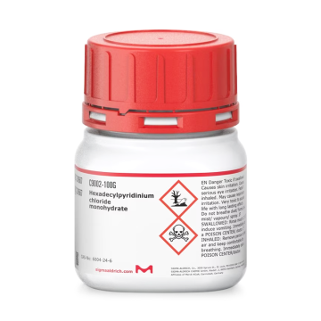 Sigma Aldrich C9002 Hexadecylpyridinium chloride monohydrate CAS No.: 6004-24-6 25 gr