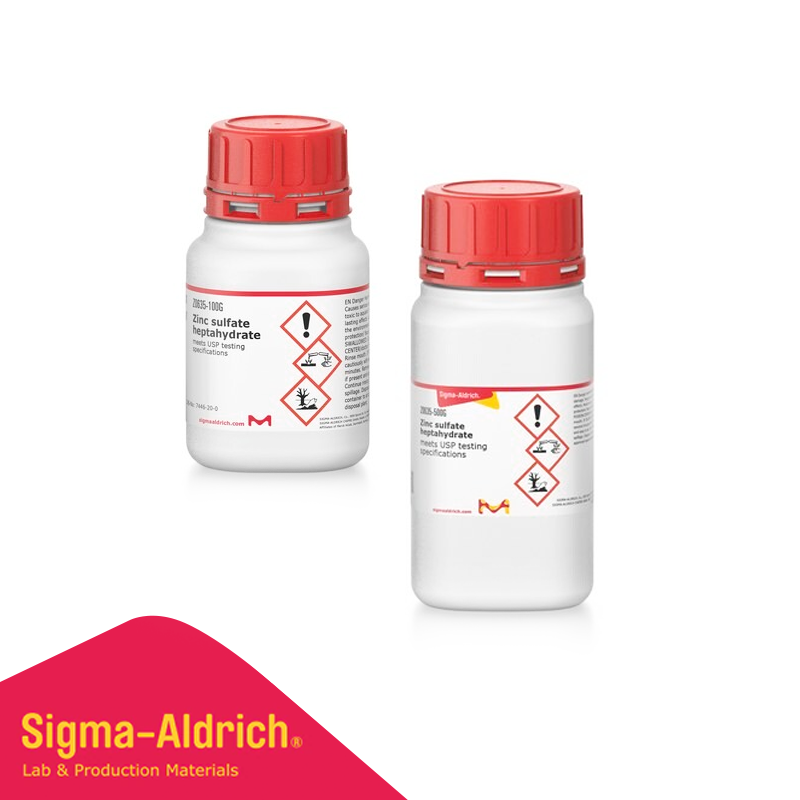 Sigma-Aldrich Z0635 Zinc sulfate heptahydrate meets USP testing specifications CAS Number.: 7446-20-0 500 gr