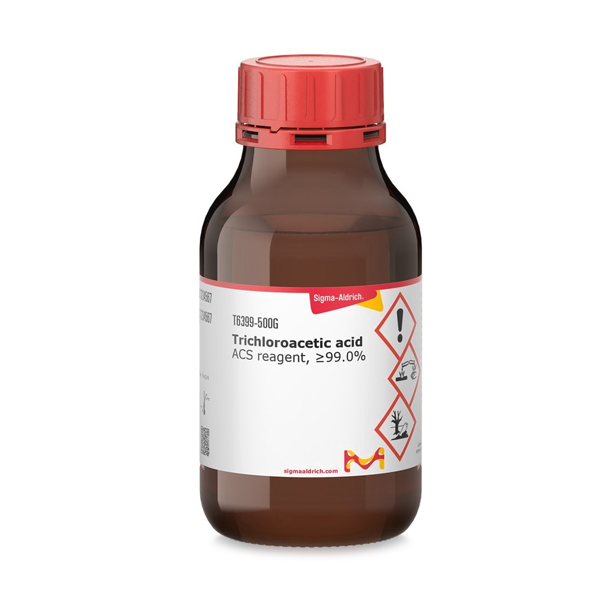Sigma-Aldrich T6399 Trichloroacetic acid ACS reagent, ≥99.0% CAS No.: 76-03-9 500 gr