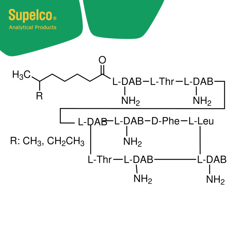 Sigma-Aldrich 81271 Polymyxin B solution 1 mg/mL in H2O, analytical standard CAS No.: 1405-20-5 10 mL