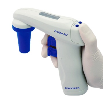 SOCOREX Profiller ™ electro 447 Elektronik Pipet Kontrolörü (Pipet Pompası) 100 mL