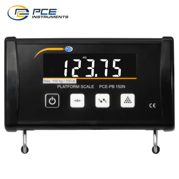 PCE PB 150N Taşınabilir Endüstriyel Terazi USB Arayüzü 150 kg / 50 gr USB Arayüzü