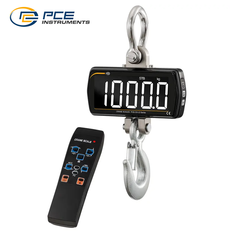 PCE CS 1000LD Uzaktan Kumandalı Endüstriyel Terazi 1000 kg / 0.2 kg