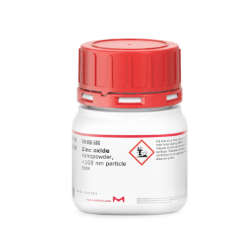 Sigma-Aldrich 544906 Zinc oxide nanopowder, <100 nm particle size CAS No.: 1314-13-2 10 gr