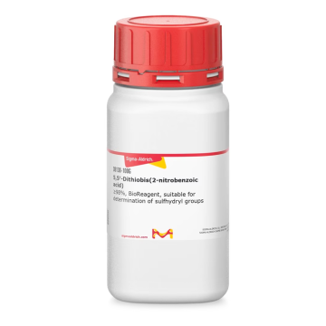 Sigma Aldrich D8130 5,5′-Dithiobis(2-nitrobenzoic acid) ≥98%, BioReagent, suitable for determination of sulfhydryl groups 25 gr