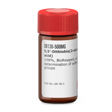 Sigma Aldrich D8130 5,5′-Dithiobis(2-nitrobenzoic acid) ≥98%, BioReagent, suitable for determination of sulfhydryl groups 25 gr