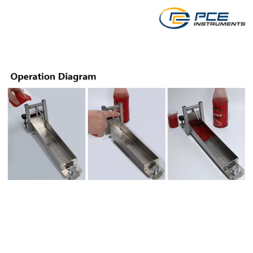 PCE Viskozimetre ZXCON Extended Bostwick Konsistometresi 414 mm
